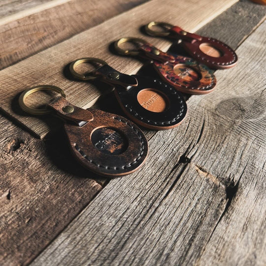 Shell Cordovan AirTag case - Chosin Supply