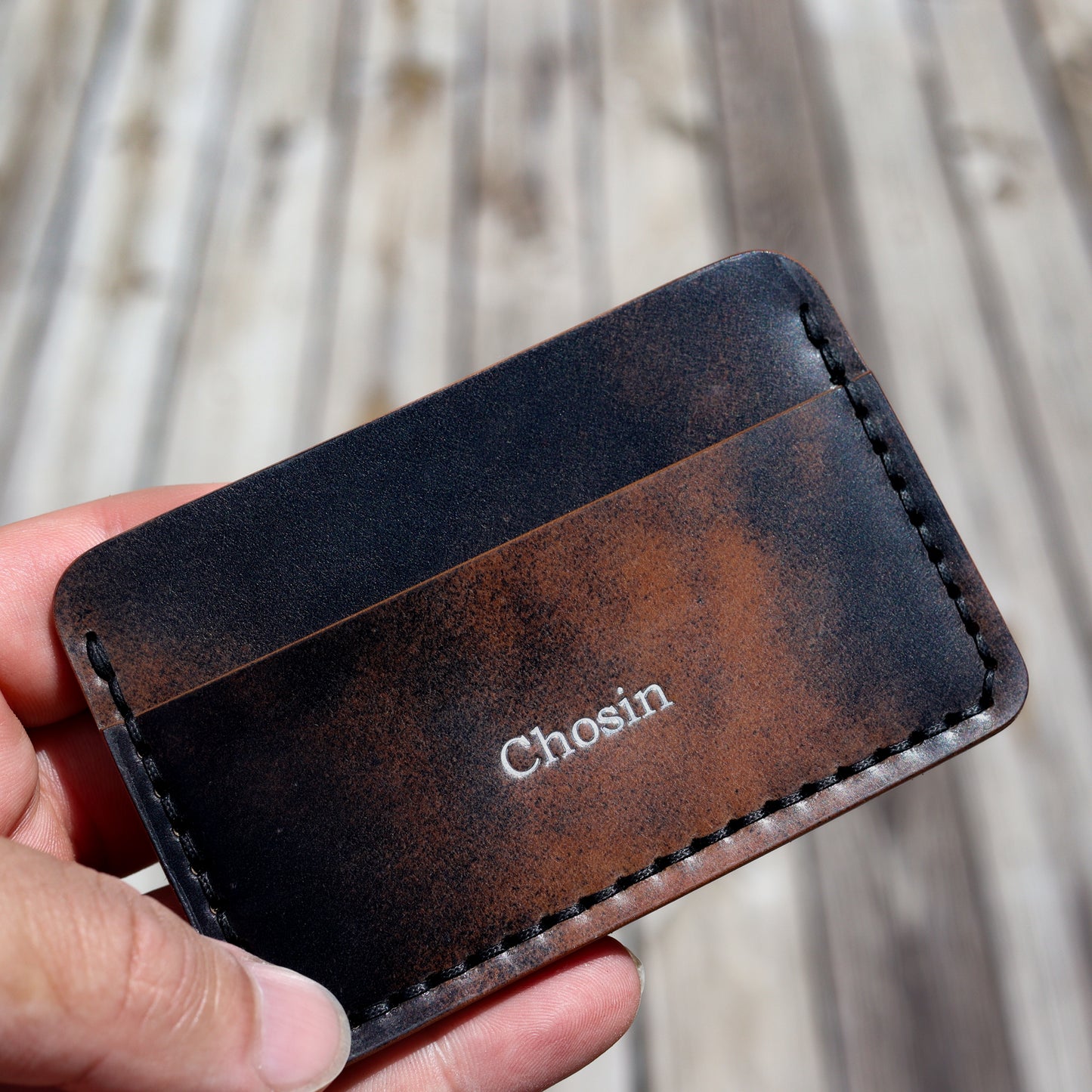 3 Pocket Card Holder - Shell Cordovan - Chosin Supply